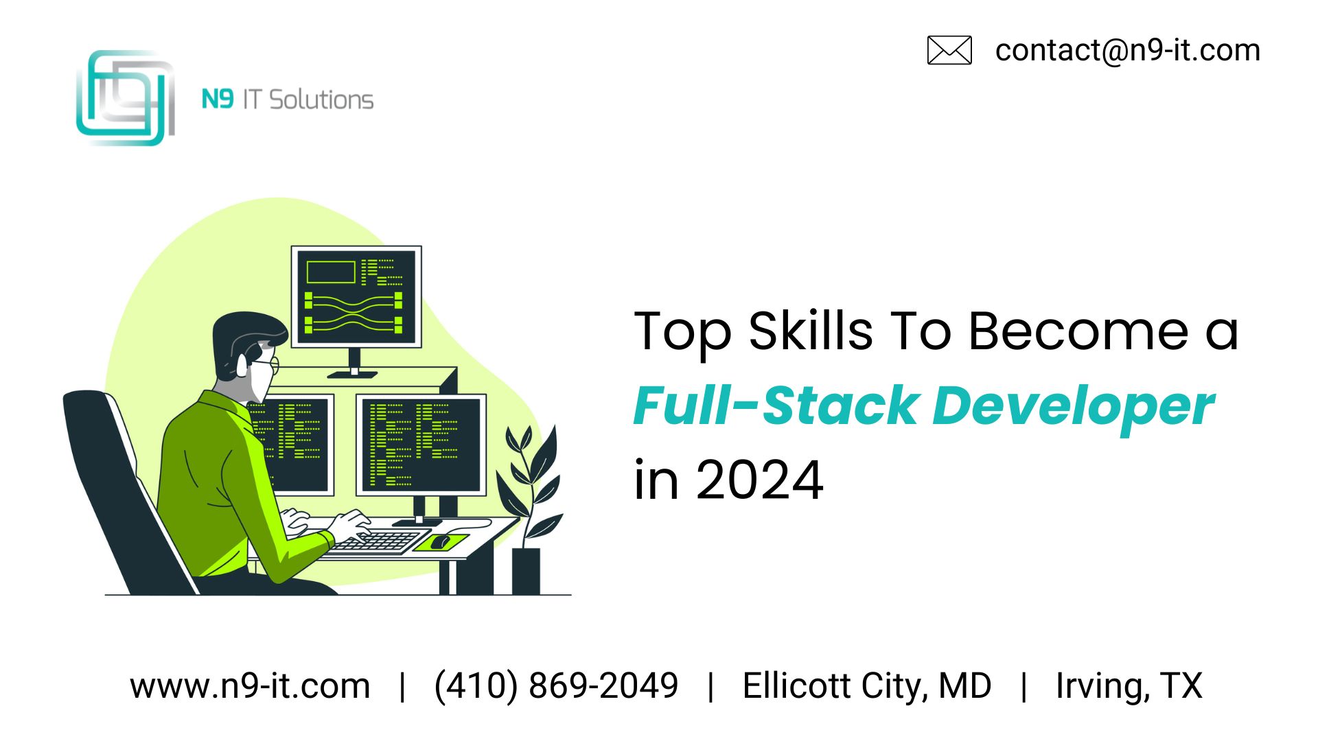 Top Skills To Become a Full-Stack Developer in 2024